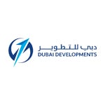 Dubai Developments logo, a blue and grey stylized 'T' | site title "Al Janah Al Malaky"