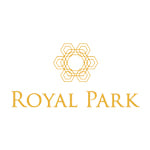Gold logo with geometric pattern and "ROYAL PARK" text | site title "Al Janah Al Malaky"